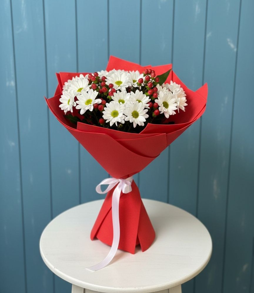 Букет цветов из: Хризантемы в Сергаче