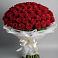 Букет 101 Красная роза Блэк Мэджик в Сергаче