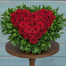 Цветочная композиция из Розы в виде сердца #REPLACE_PRED# Сергаче