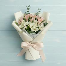 Букет цветов из:  Альстромерии #REPLACE_PRED# Сергаче