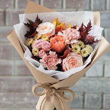 Букет цветов из:  Гвоздики, Хризантемы и Розы в Сергаче
