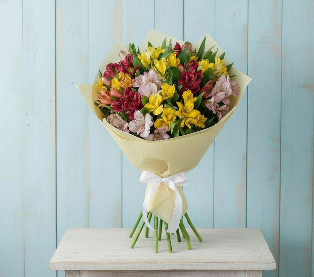 Букет цветов из: Альстромерии в Сергаче