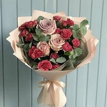 Букет цветов из:  Гвоздики и Розы #REPLACE_PRED# Сергаче